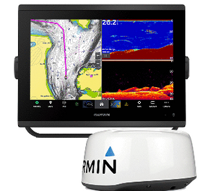 GARMIN GPSMAP® 1243XSV COMBO GPS/FISHFINDER GN+ W/GMR 18HD+