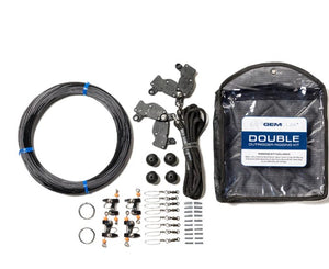 Gemlux DOUBLE OUTRIGGER RIGGING KIT WITH SWIVELS, ROPES, AND PULLEYS