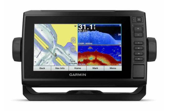 GARMIN ECHOMAP UHD 73cv Chartplotter/Fishfinder Combo with GT24 Transducer and US LakeVu G3 Charts