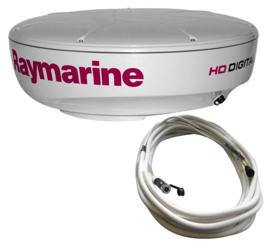 RAYMARINE RD418HD HI-DEF DIGITAL RADAR DOME W/10M CABLE