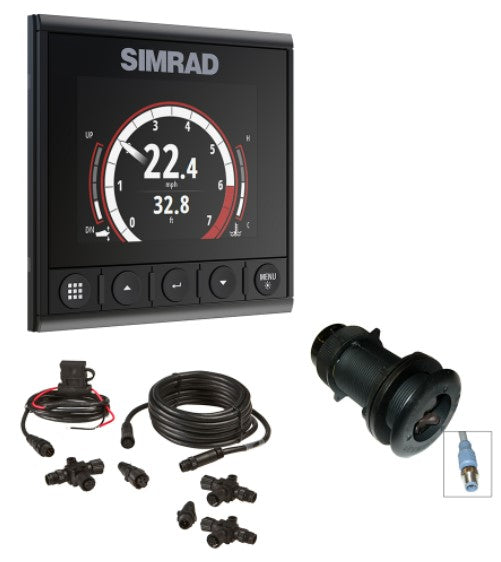SIMRAD IS42 SPEED/DEPTH PACK - IS42 DIGITAL DISPLAY, DST800 DUCER & N2K BACKBONE STARTER KIT
