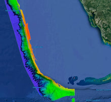 Load image into Gallery viewer, Strikelines 3D Florida Canyons Simrad, Lowrance, B&amp;G, Mercury Vessel View
