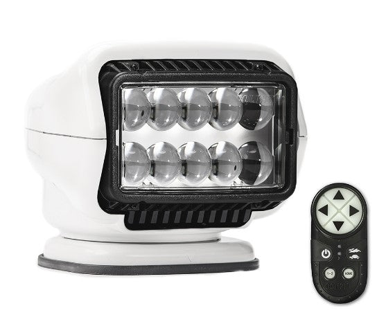 GOLIGHT STRYKER ST SERIES PERMANENT MOUNT WHITE 12V LED W/HARD WIRED DASH MOUNT REMOTE
