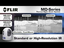 Load and play video in Gallery viewer, FLIR MD-625 Fixed-Mount Thermal Night Vision Camera
